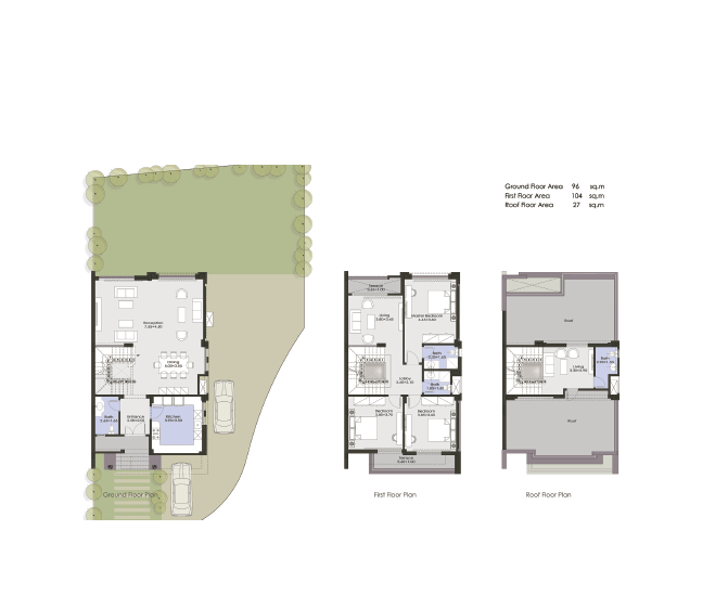 Floor plan for townhouse at El Patio Casa