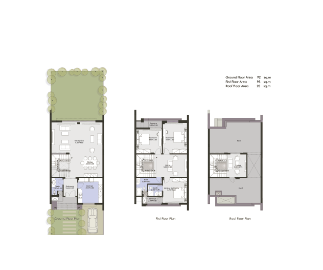 Floor plan for townhouse at El Patio Casa