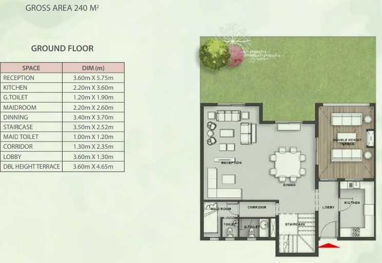 Floor plan for duplex at Mountain View ICity New Cairo