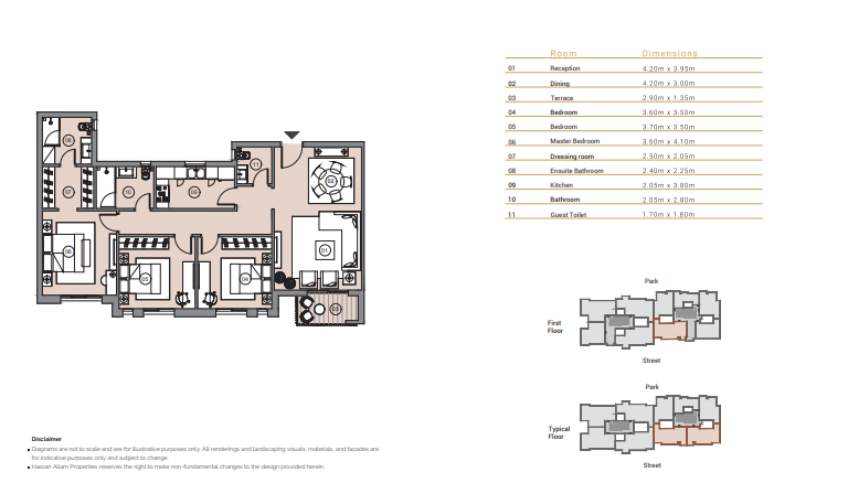 Floor plan for apartment at Swanlake Residences