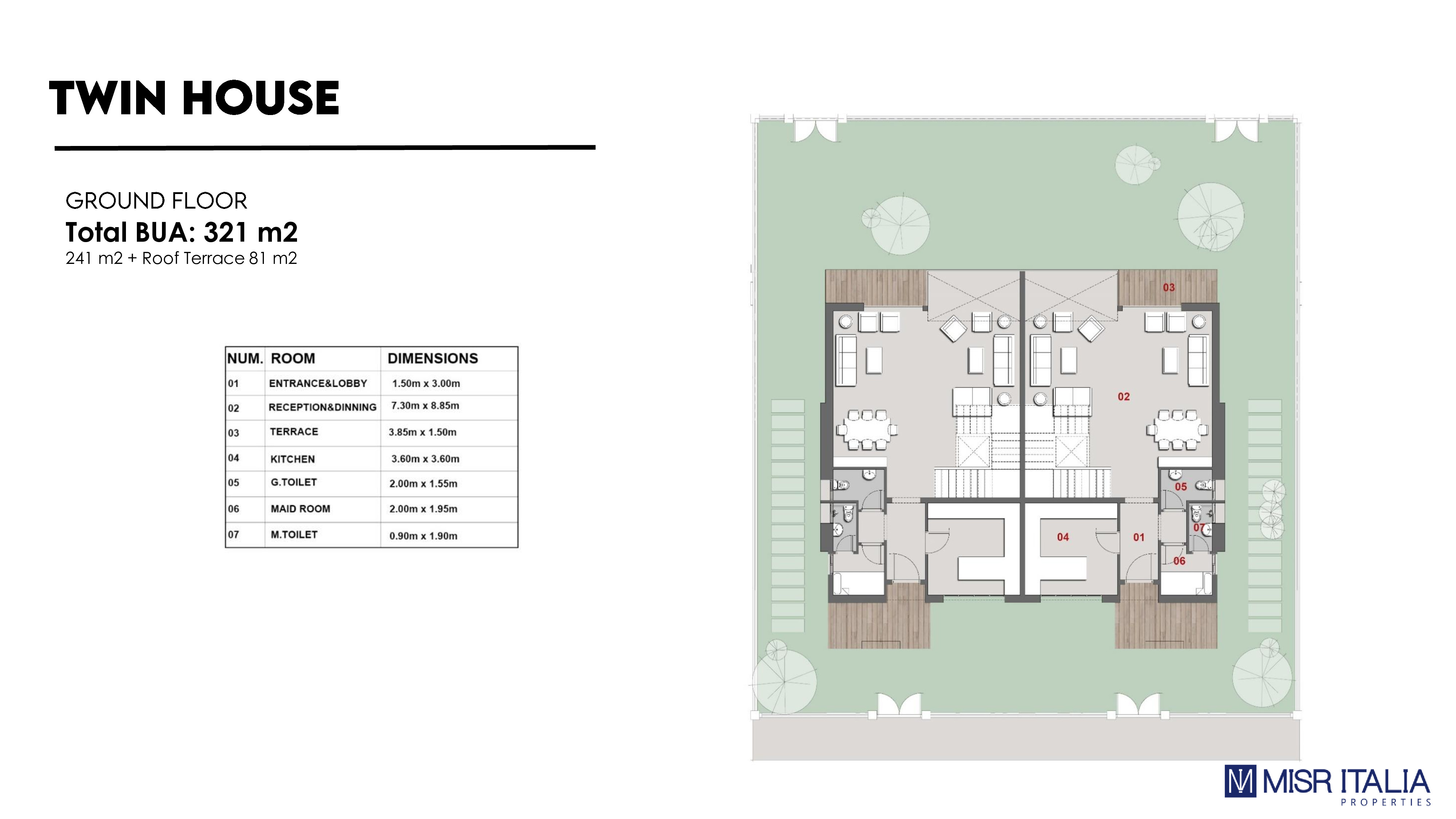 Floor plan for  at Il Bosco New Capital