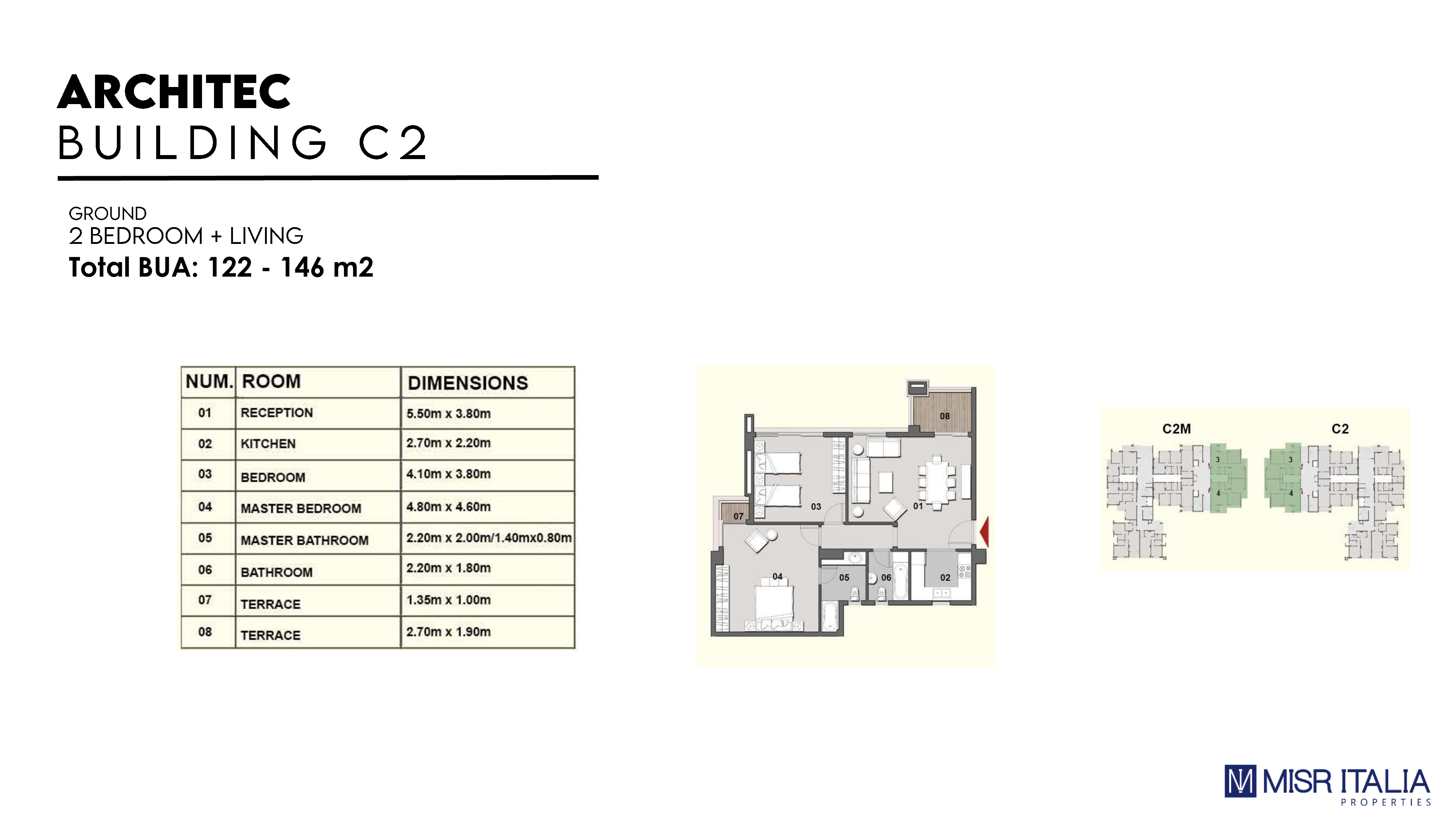 Floor plan for apartment at Il Bosco New Capital