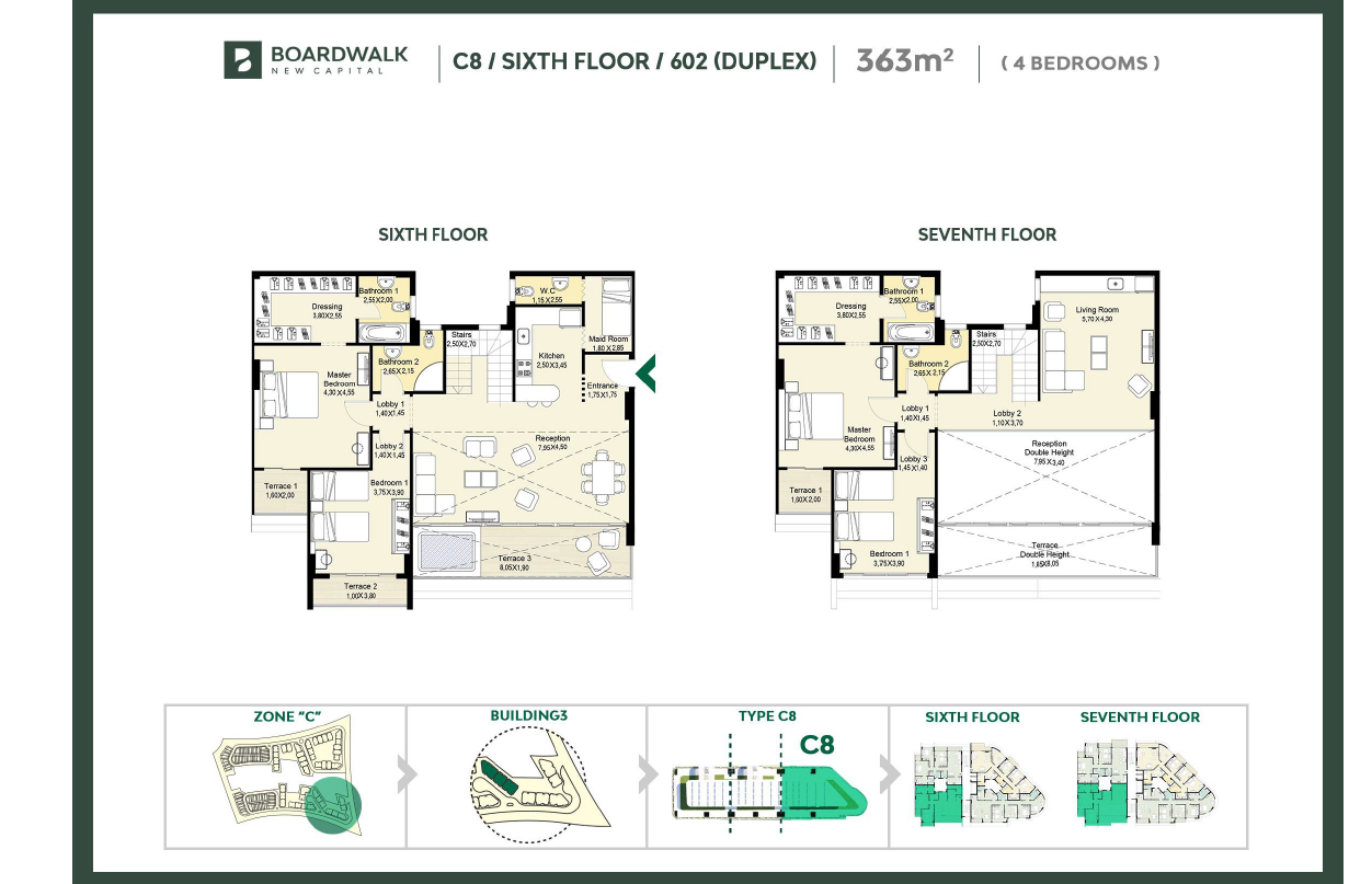Floor plan for  at Boardwalk