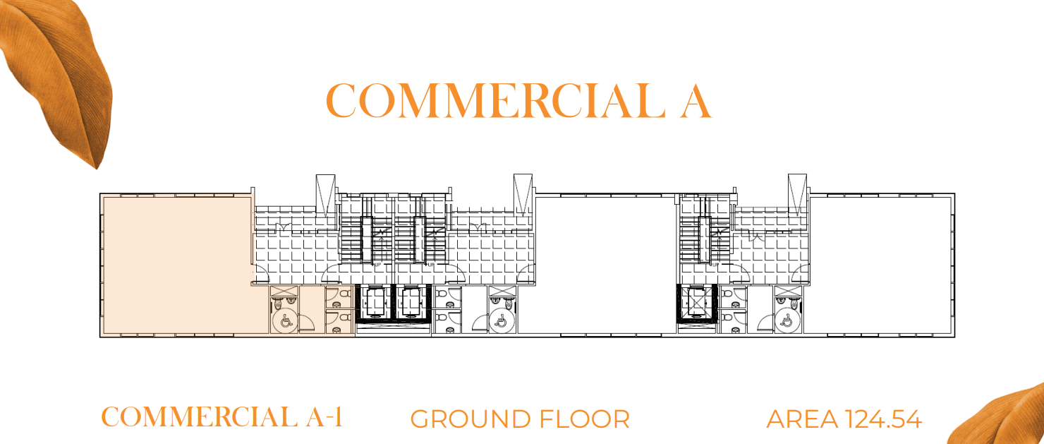 Floor plan for  at Boutiques Business Village