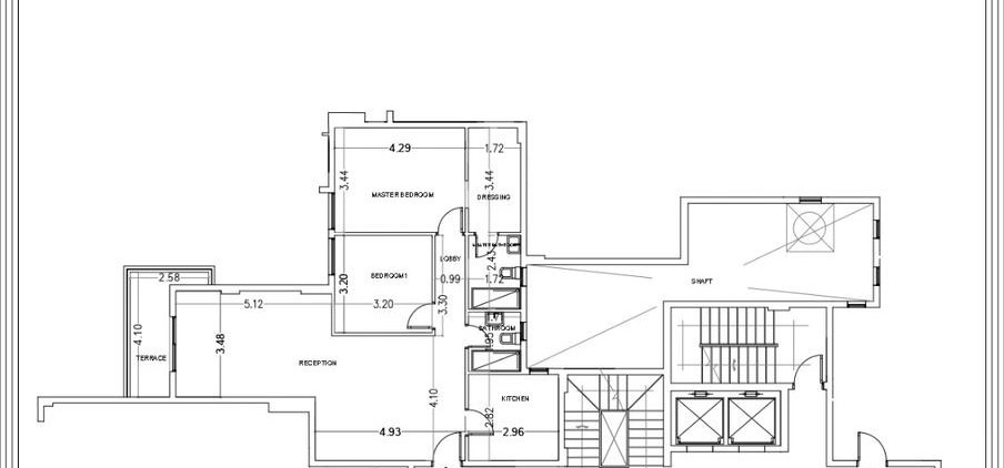 Floor plan for apartment at Sun Capital