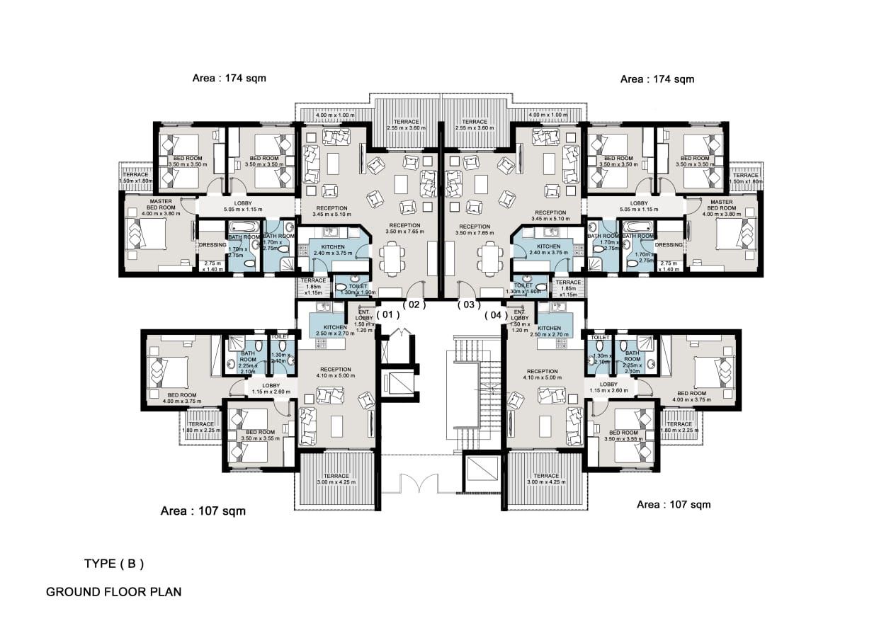 Floor plan for apartment at Green 6