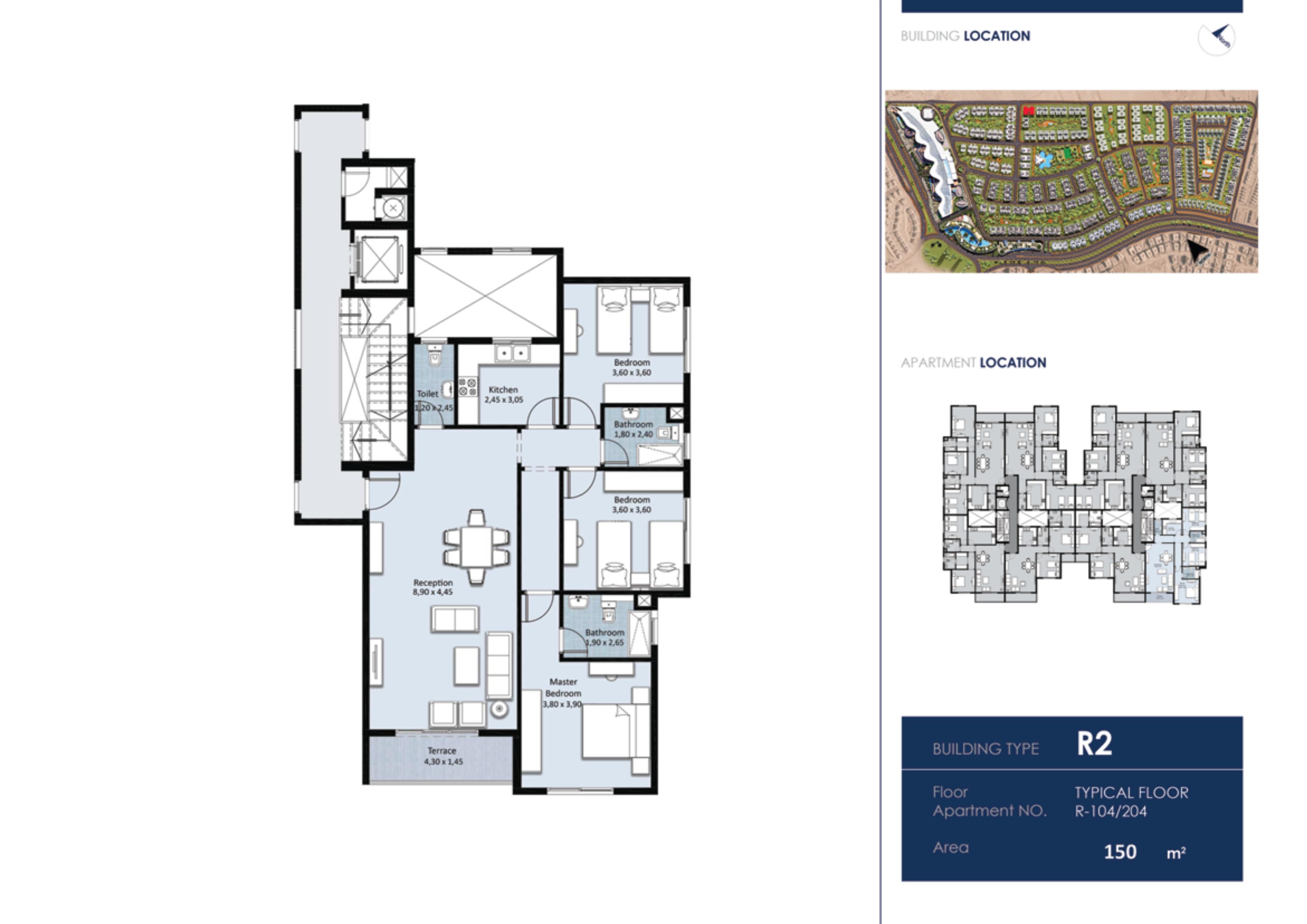 Floor plan for apartment at Fifth Square Al Marasem