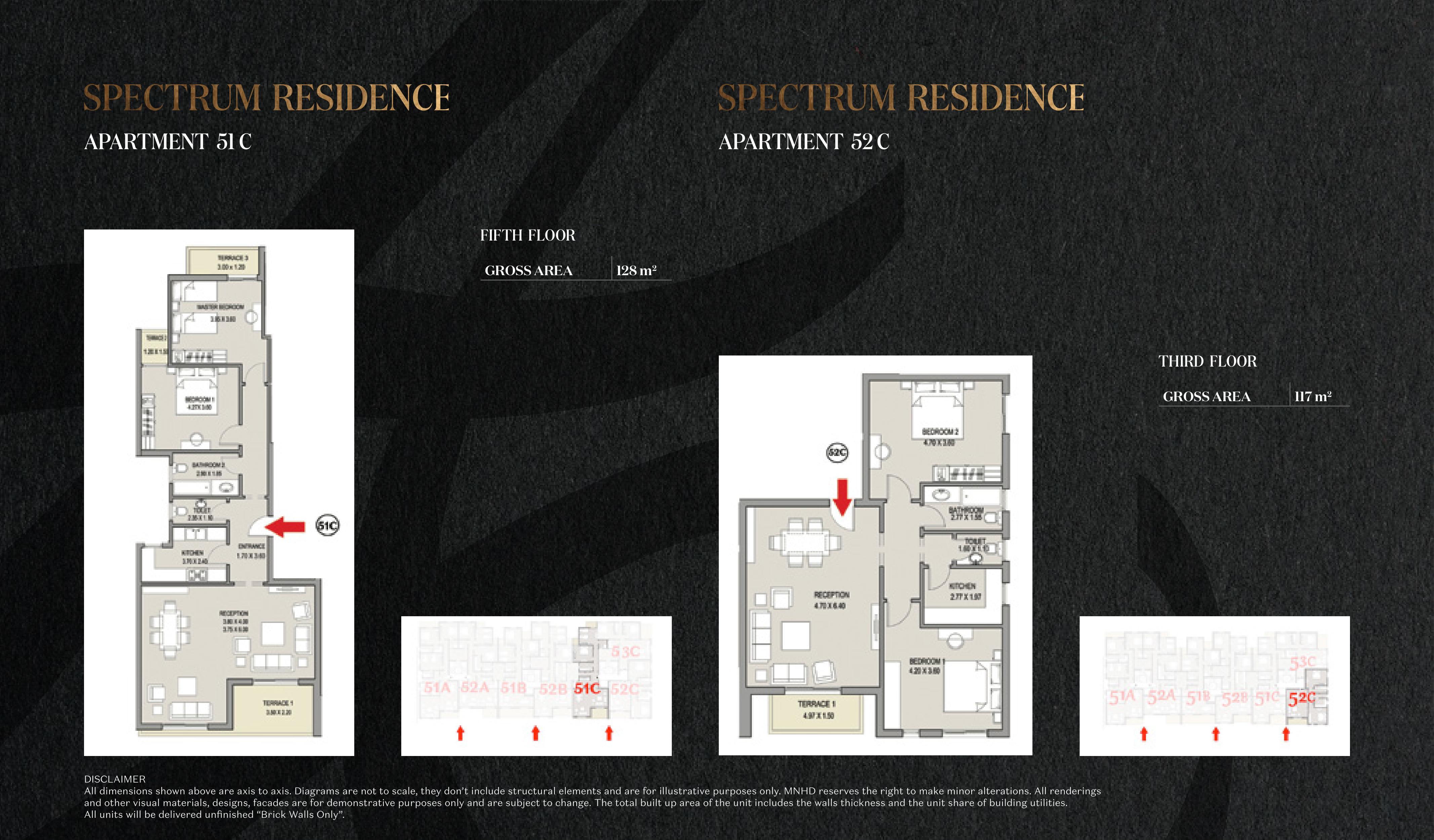 Floor plan for apartment at Taj City