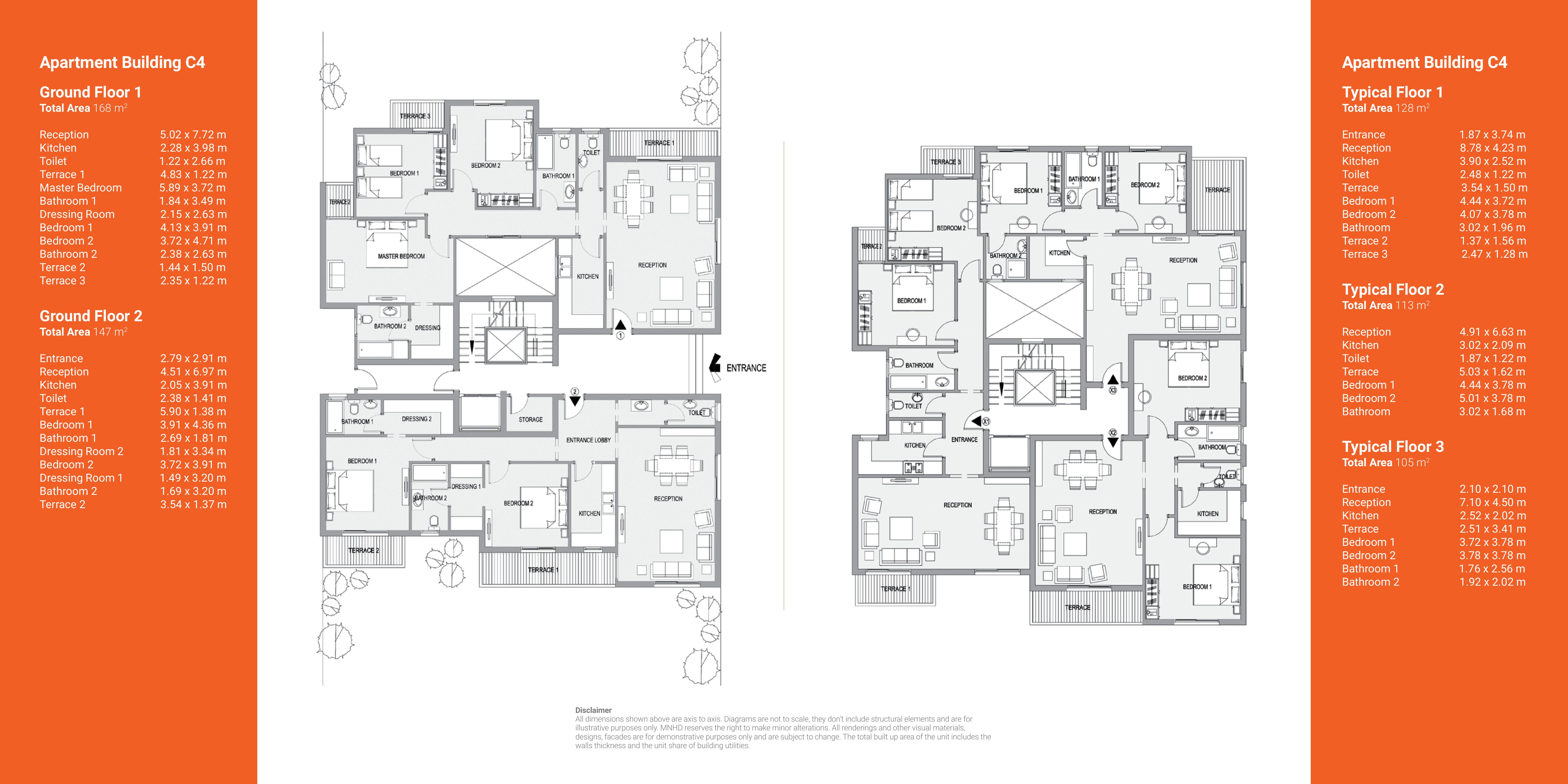 Floor plan for apartment at Sarai