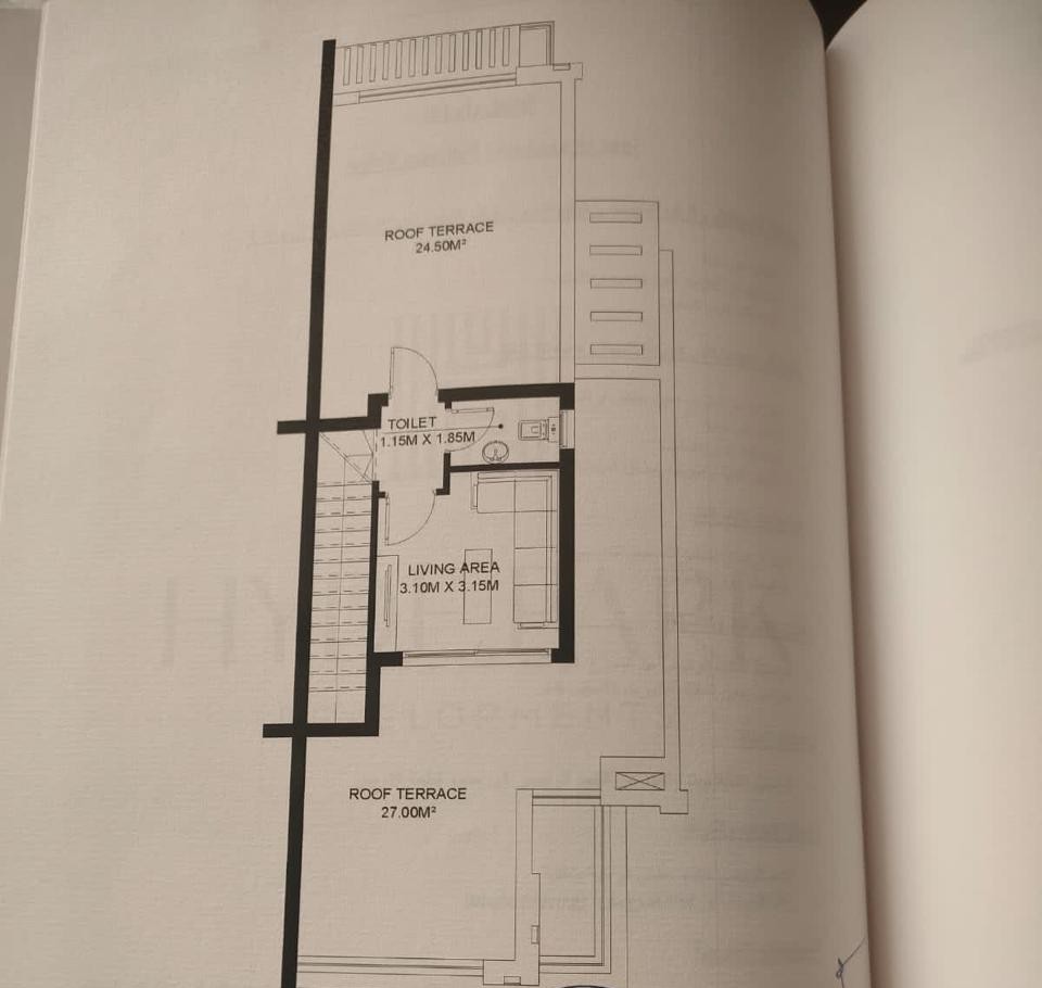 Floor plan for townhouse at Tawny