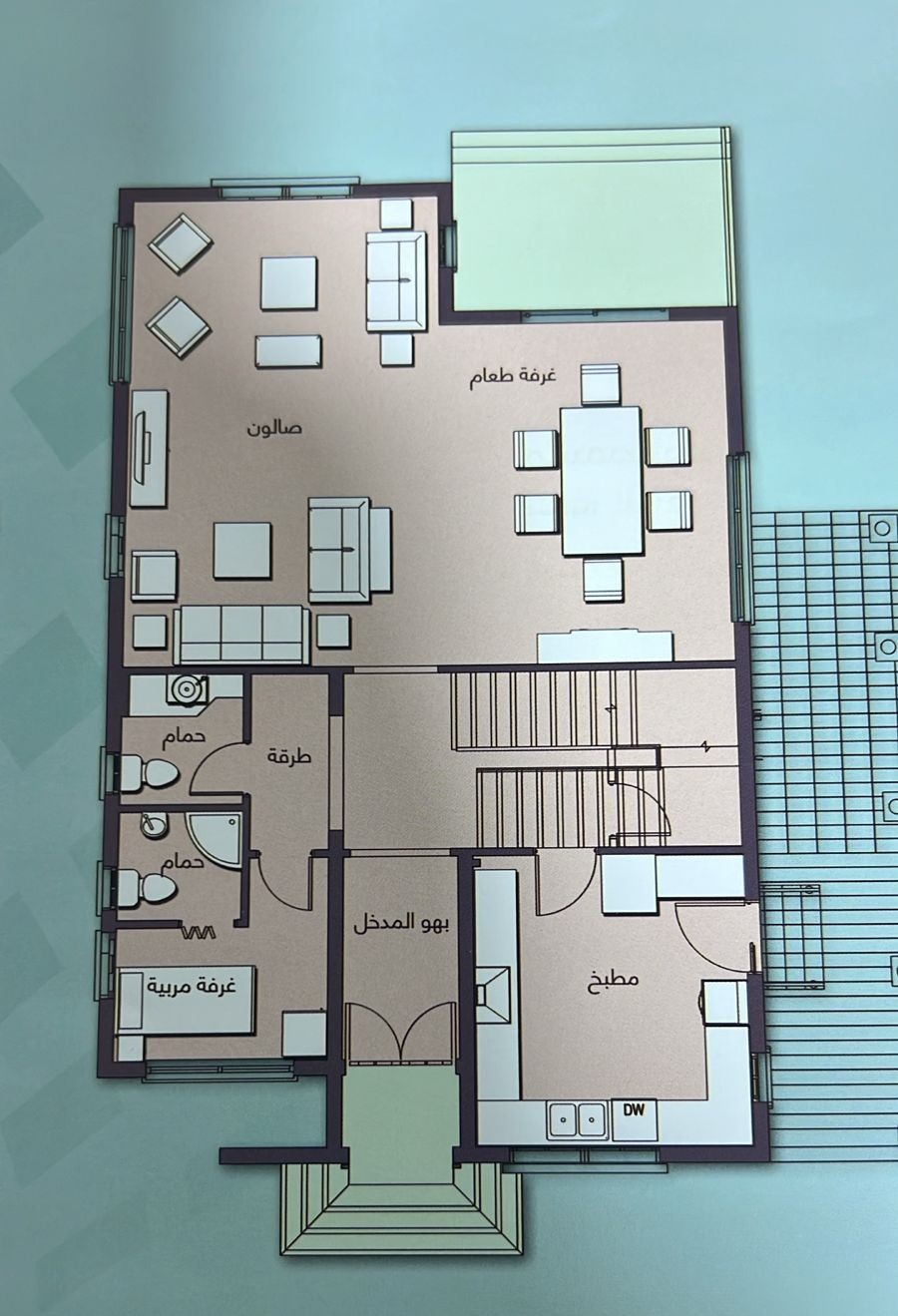 Floor plan for villa at Celia