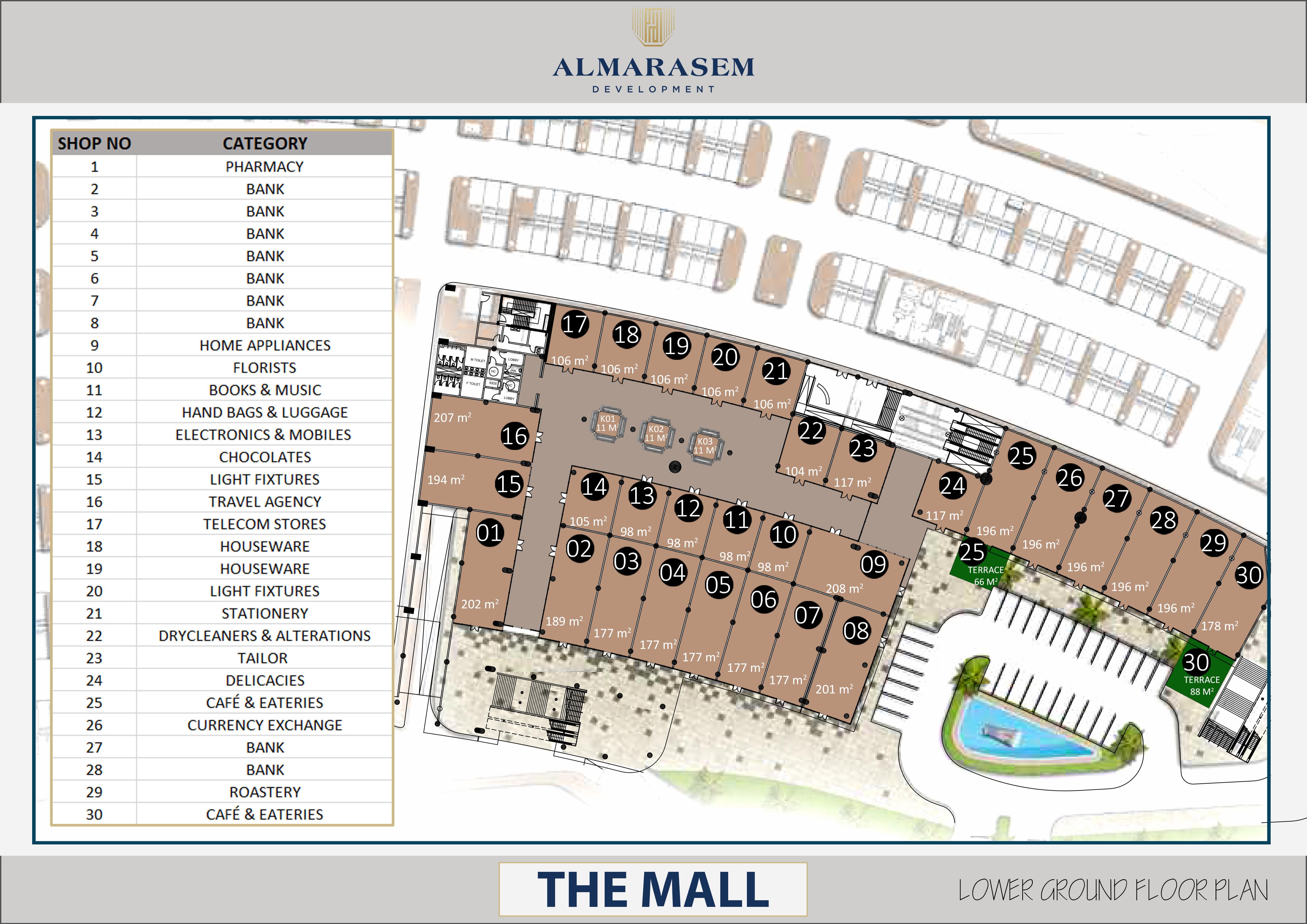 Floor plan for  at Fifth Square Al Marasem