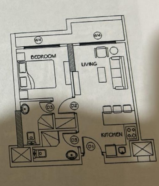Floor plan for chalet at Golf Porto Marina