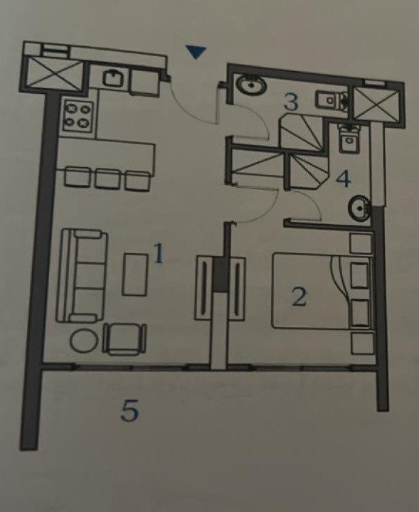 Floor plan for chalet at Golf Porto Marina