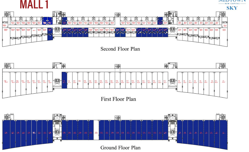 Floor plan for  at Midtown Sky Mall