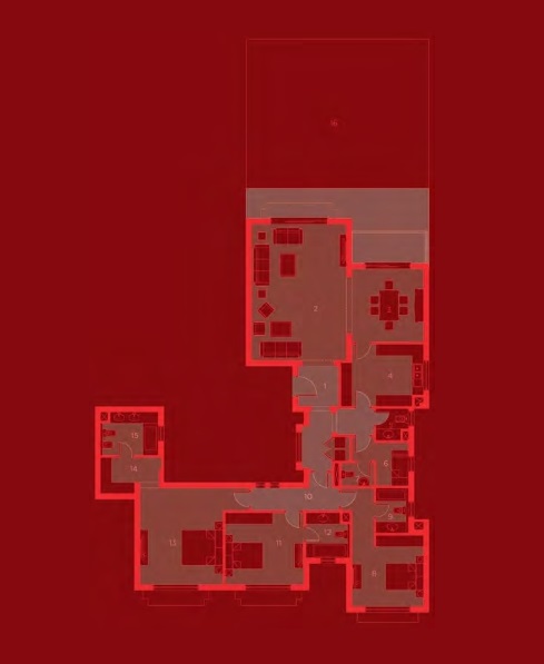 Floor plan for apartment at New Giza
