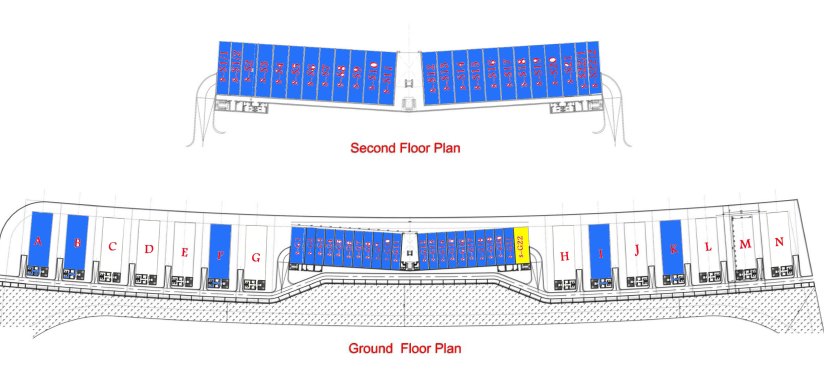 Floor plan for  at Midtown Solo Mall