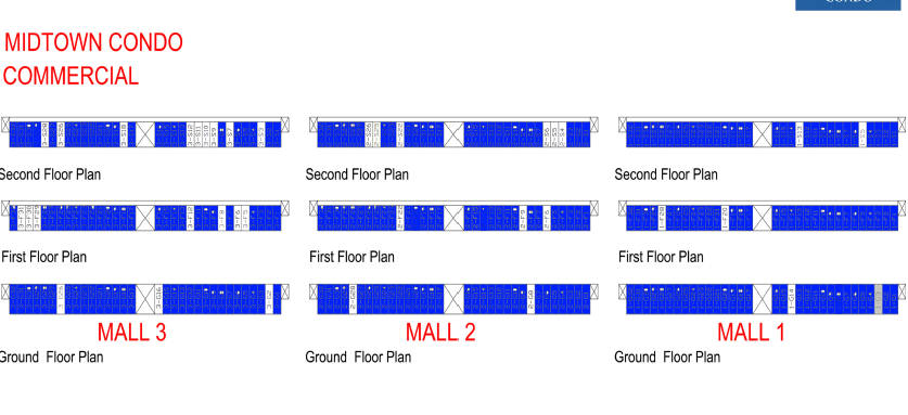 Floor plan for  at Midtown Condo Mall
