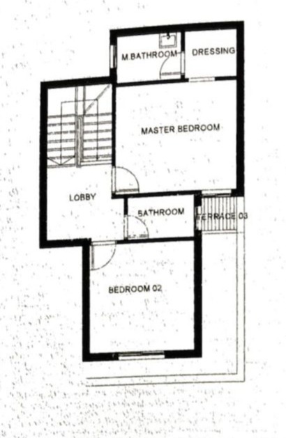Floor plan for duplex at Telal East