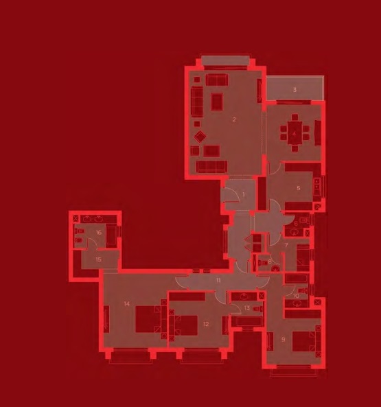 Floor plan for duplex at New Giza