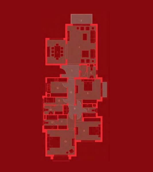 Floor plan for apartment at New Giza