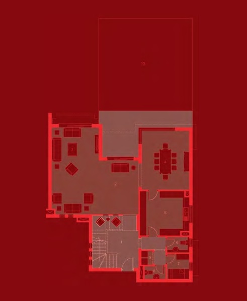 Floor plan for duplex at New Giza