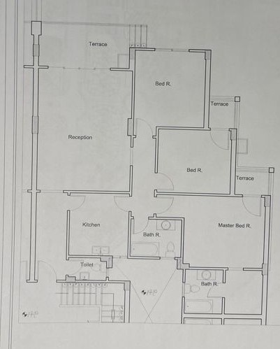 Floor plan for apartment at Tala