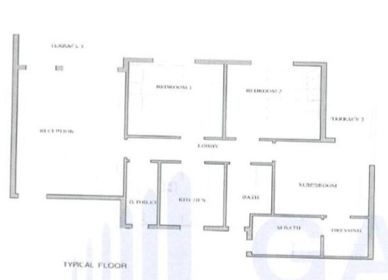 Floor plan for apartment at Lugar