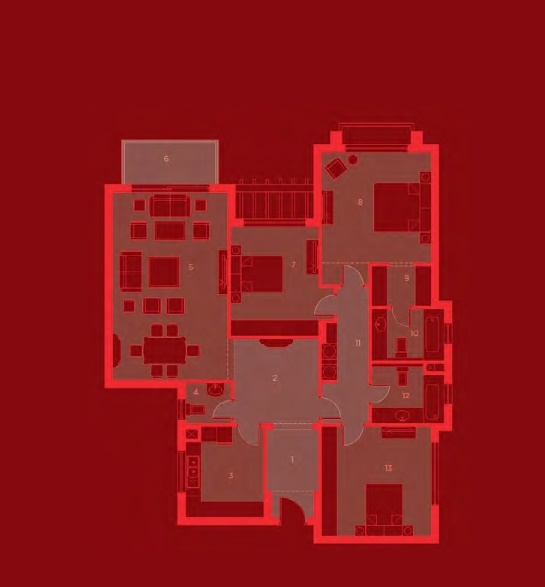 Floor plan for apartment at New Giza