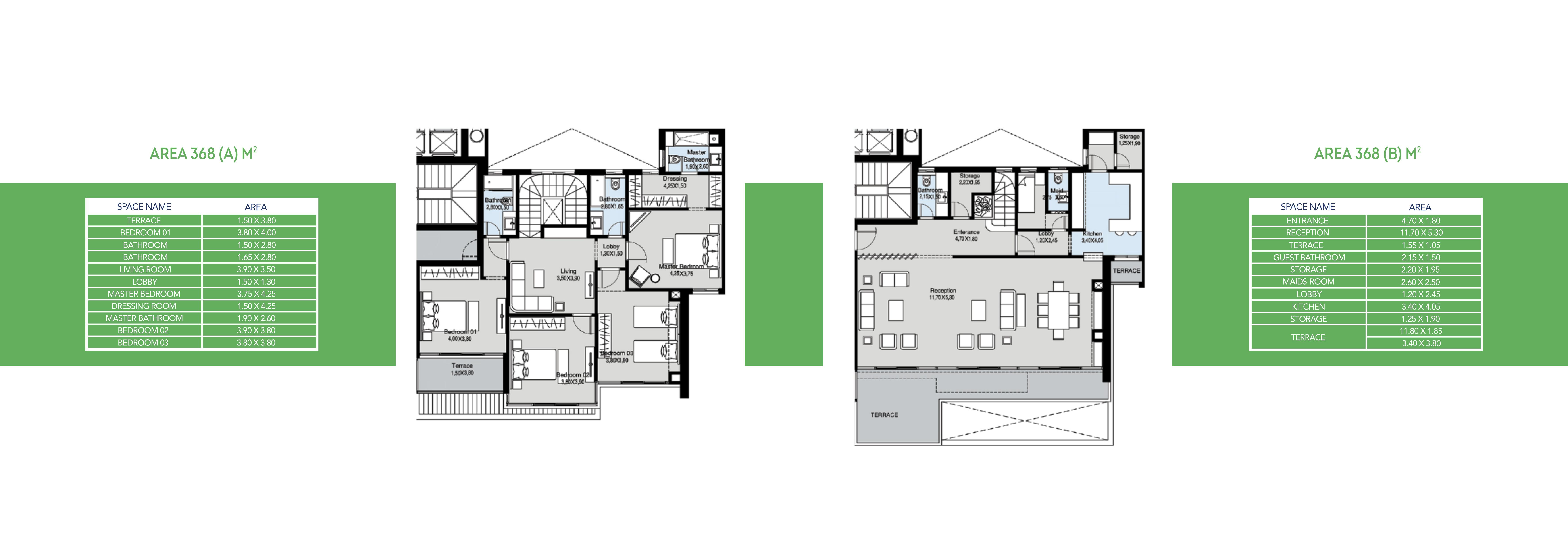 Floor plan for duplex at Scenario