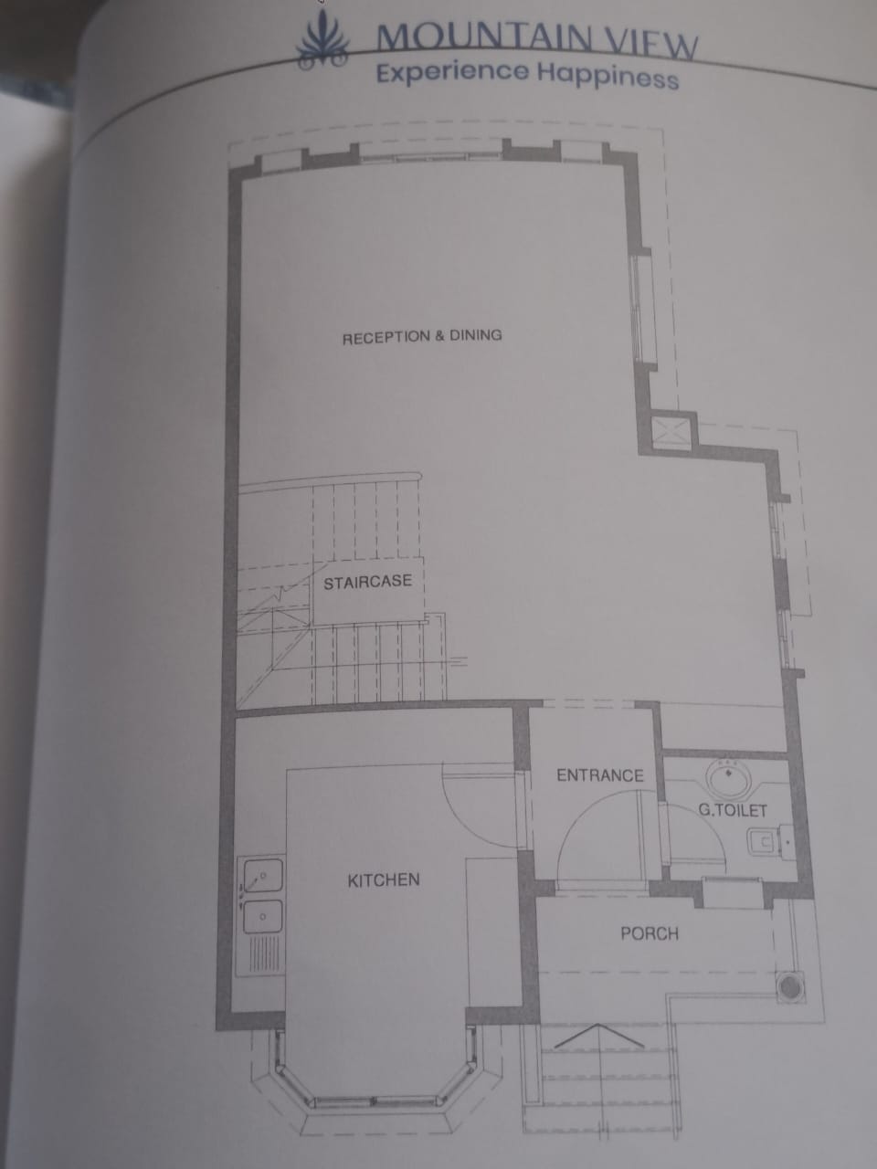 Floor plan for villa at Kings Way