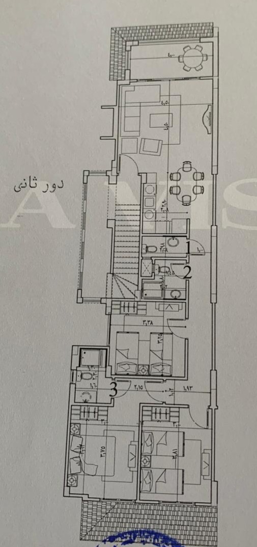 Floor plan for chalet at La Vista 6