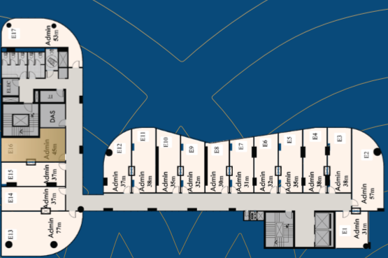 Floor plan for  at Evora Tower