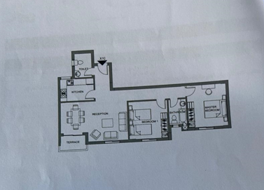 Floor plan for apartment at Sarai