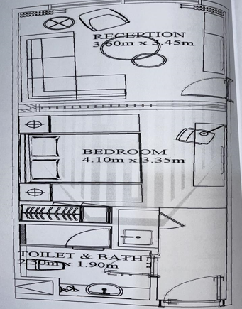 Floor plan for apartment at Fifth Square Al Marasem