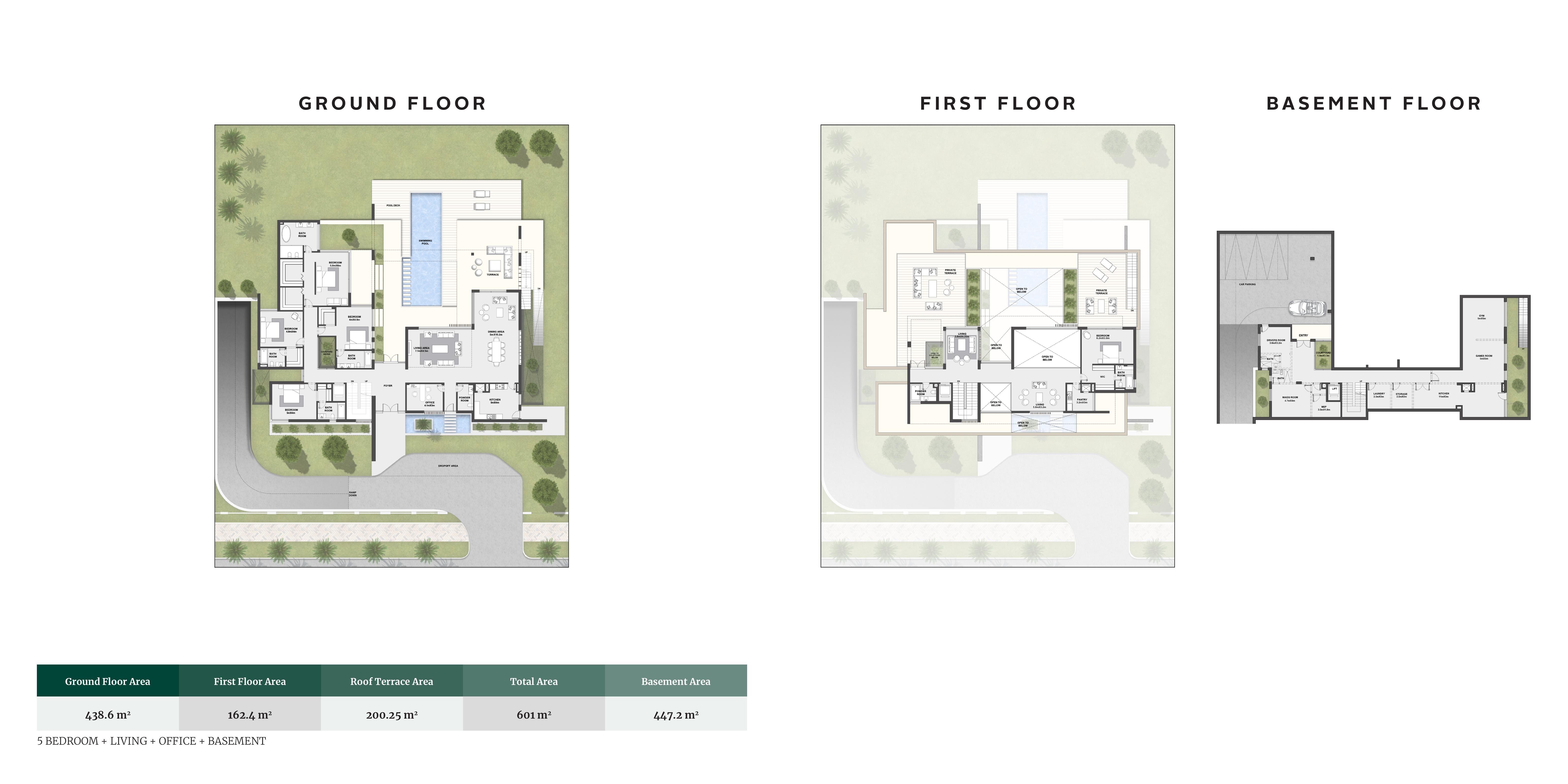 Floor plan for villa at The Estates Residence