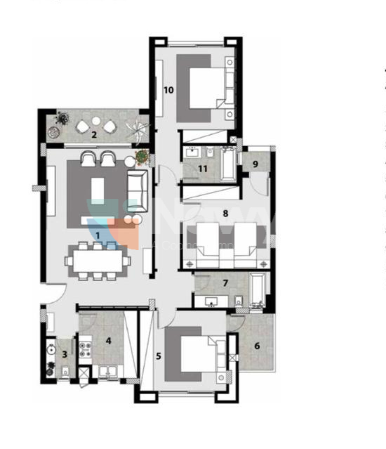 Floor plan for apartment at Etapa