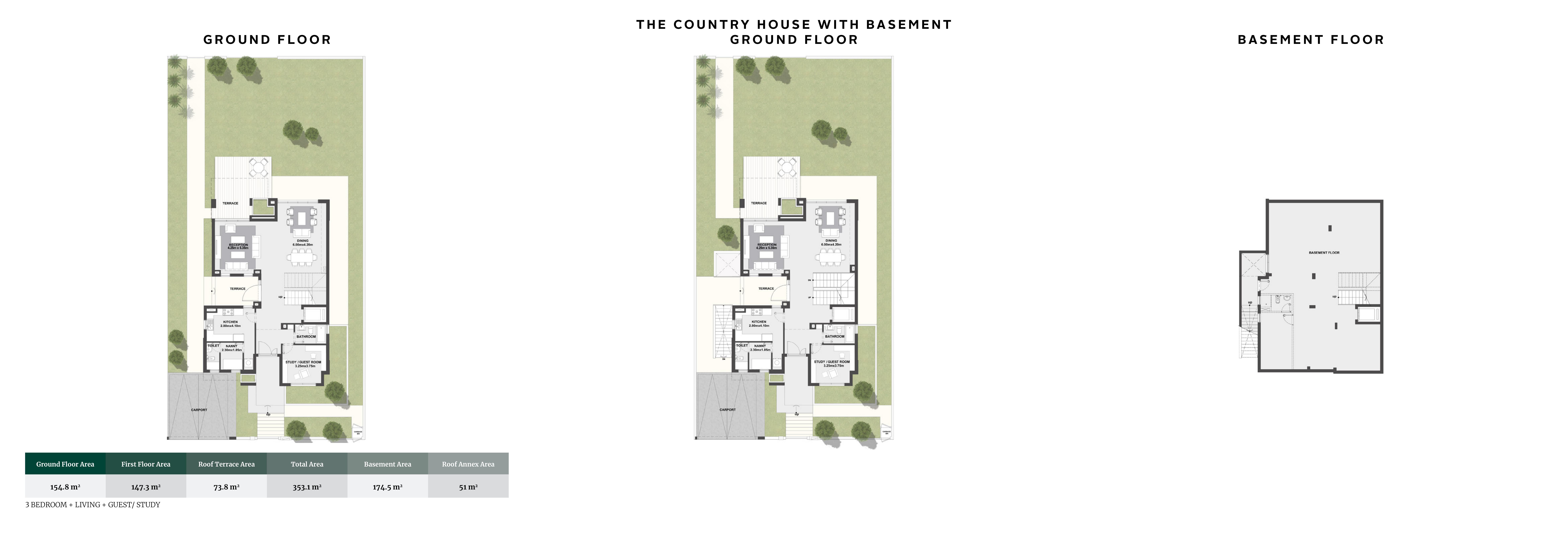 Floor plan for villa at The Estates