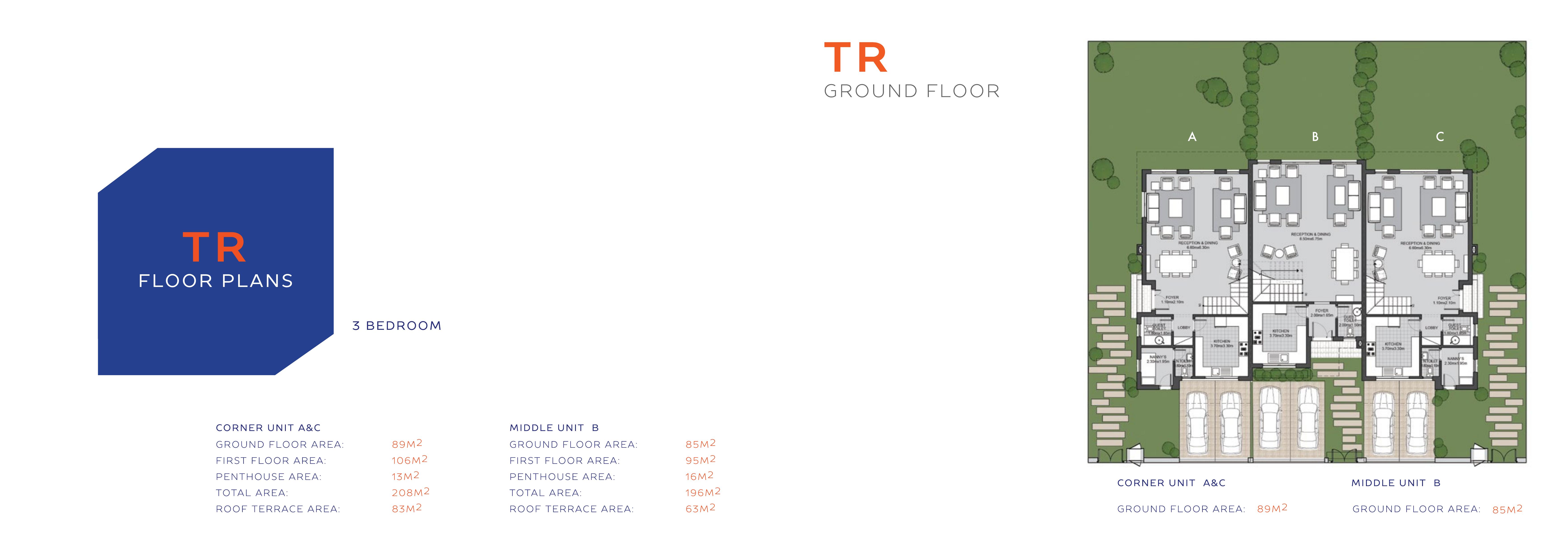 Floor plan for villa at SODIC East