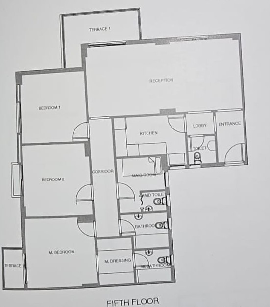 Floor plan for duplex at Mountain View ICity New Cairo