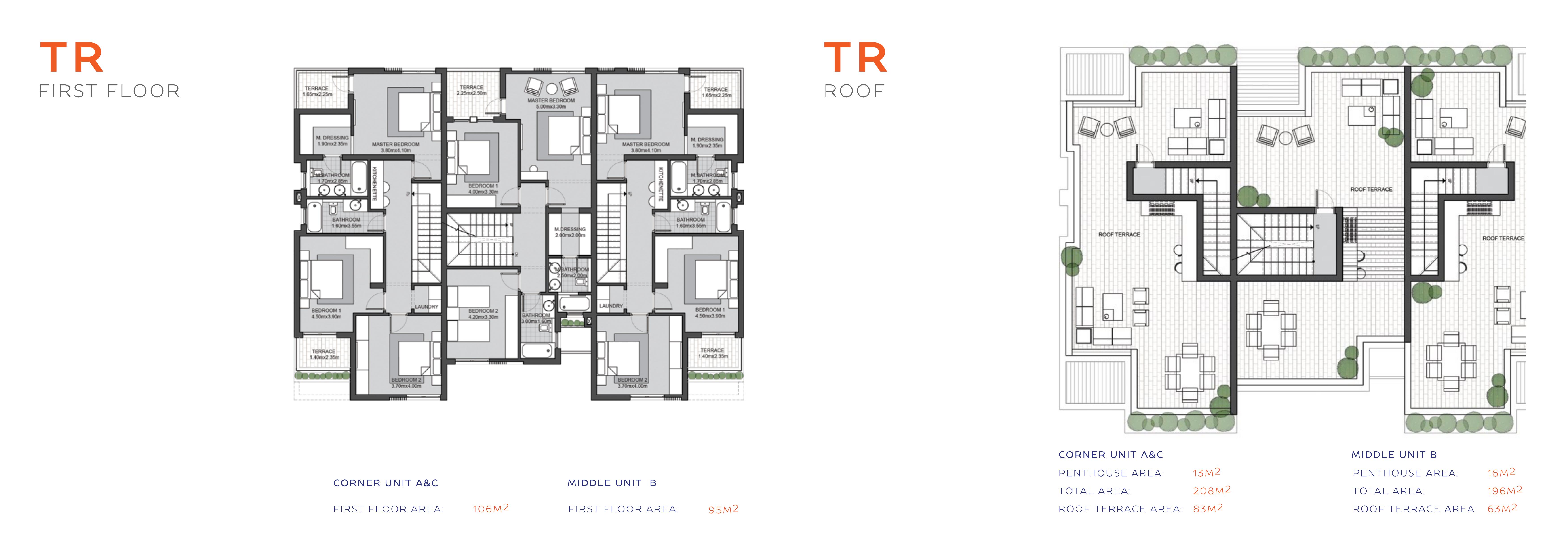 Floor plan for villa at SODIC East