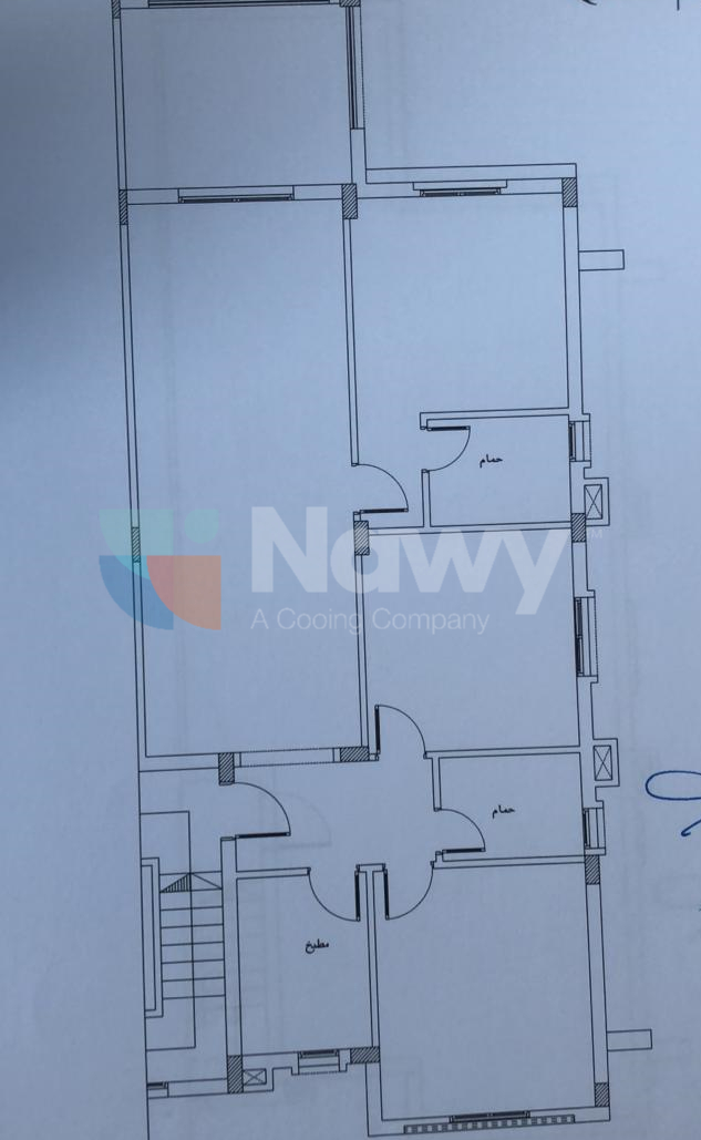 Floor plan for penthouse at Amwaj