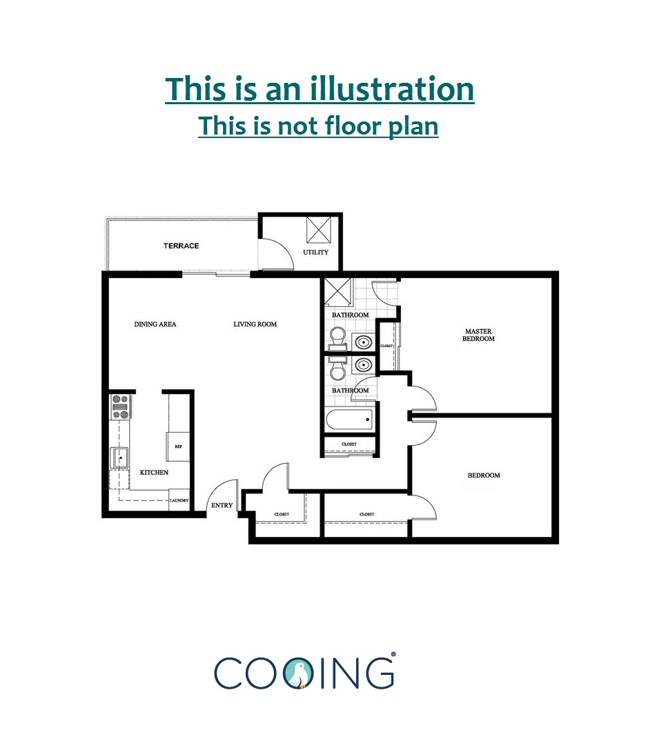 Floor plan for apartment at The Waterway - New Cairo