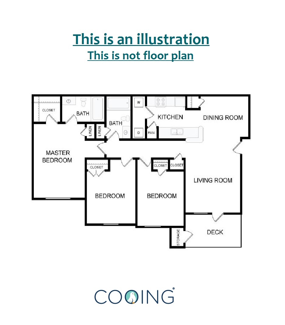 Floor plan for apartment at The Waterway - New Cairo
