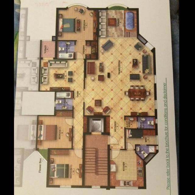 Floor plan for apartment at Mountain View Hyde Park