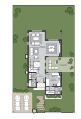 Floor plan for villa at SODIC East
