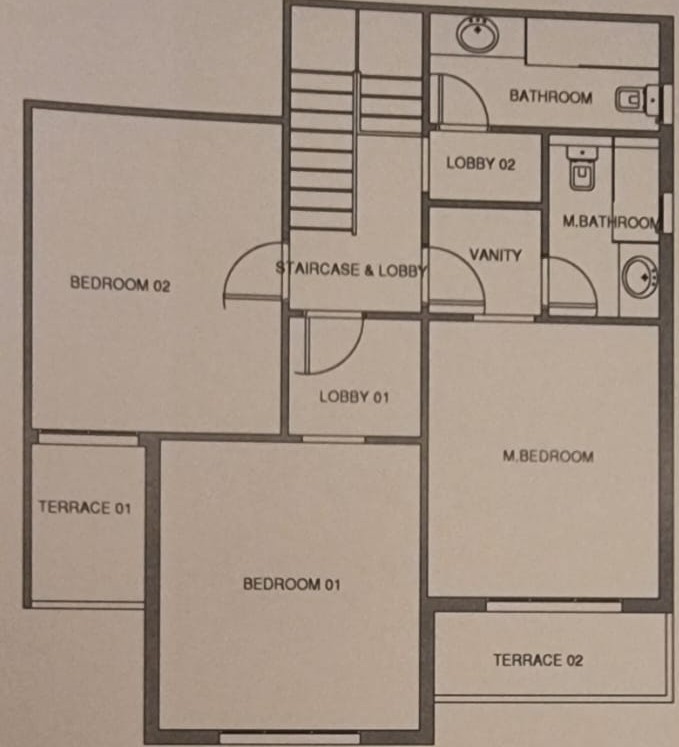 Floor plan for duplex at Mountain View iCity October