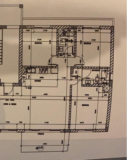 Floor plan for chalet at Il Monte Galala