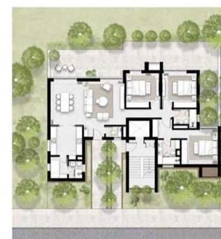Floor plan for apartment at Solana