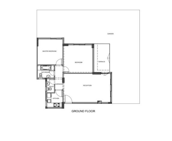 Floor plan for apartment at Mountain View iCity October